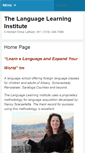 Mobile Screenshot of languagelearninginstitute.com